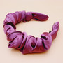 Knotted Silky Headband (Purple)