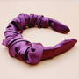 Knotted Silky Headband (Purple)