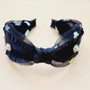 Flower Pearl Headband (Black)