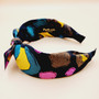 Circle Patterned Fabric Headband