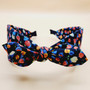 Multi Flower Pattern Fabric Headband 