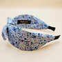 Floral Pattern Ribbon Fabric Headband