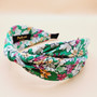 Floral Print Twist Fabric Headband 