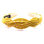 Dot wavy Headband (mustard)