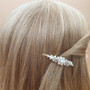Crystal Pearl Flower Hair Slide