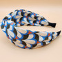 Scallop printing fabric headband