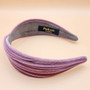 Middle twist velvet headband (Pink)