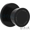 Vitra Liquid Built-in Stop Valve, Glossy Black, kitchen upgrade, surface mounted, sleek design, modern style.