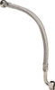 Vitra braided fill valve FLEXI HOSE 325134YP1TE, silver flexible hose with braided design and fittings.