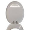 Ideal Standard Original Purity toilet seat and cover with fittings, white color, Ideal Standard brand.