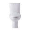 Ideal Standard Original Purity toilet seat and cover with fittings in white color.