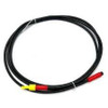 Voltage supply cable 12 V for Geberit DuoFresh module, black color with red and yellow connectors.