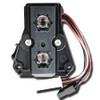 Geberit 242775001 sensor electronics with adapter, model 242.775.00.1, black color and red wires shown.