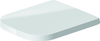 Duravit P3 Comforts toilet seat 0020390000 white with soft-close removable, Duravit brand, white color.