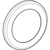 Geberit 245.553.14.1 collar for Type 10 IR button matte black, product component part detail.