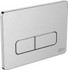 Ideal Standard Dual Flush Plate W3709AA Chrome Plated