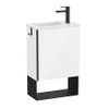 Roca Mini-Pro 450mm 1 Door Vanity Unit & Basin - Gloss White - A852008806