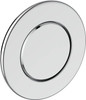 Septa Pro XS pneumatic single push button, Armitage Shanks, Chrome, no logo, sleek design.