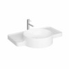 Vitra countertop Sink 70 cmWith central tap hole, without overflow hole 7224B403-0041