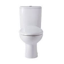Ideal Standard Original Purity toilet seat and cover with fittings in white color.