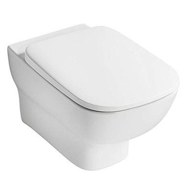 Ideal Standard Studio Echo wall mounted wc pan with horizontal outlet E158501 white toilet.