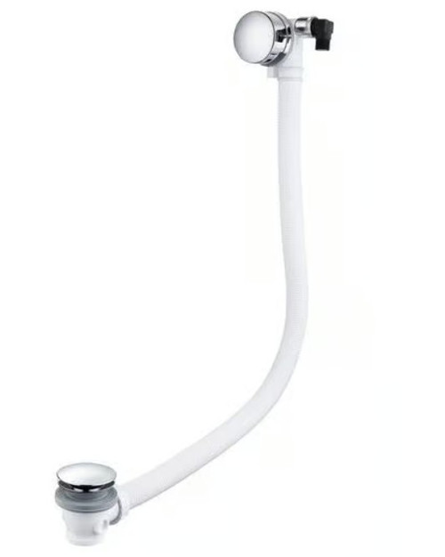 Ideal Standard Luxury clicker bathfill waste & overflow E1485AA white bath accessory plumbing part.
