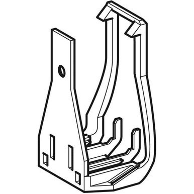 Geberit battery holder for washbasin taps types 87 and 88, model 242.914.00.1 replacement part.