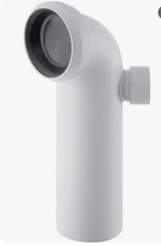 Geberit connection bend 90°: d=110mm, white alpine 152.610.11.1