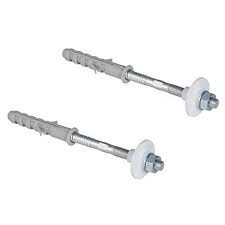 Geberit fastening set for washbasins 500.121.00.1, Geberit brand, metal fasteners with white washers shown.