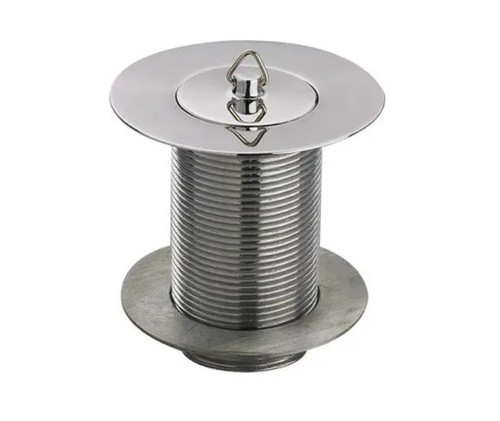 Wirquin long/solid sink waste 1 1/2in Chrome Plated WSS30WC, a sleek and modern bathroom accessory.