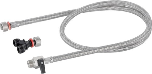 Geberit 250.005.00.1 Water Supply Connection Set with flexible hose and fittings.