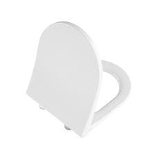 Vitra Integra Round Toilet Seat with Metal Hinge 131-003-001, white color, from Vitra brand.