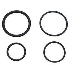 Oras Spare Part O-Ring 178796V, set of four black rubber O-rings of different sizes.