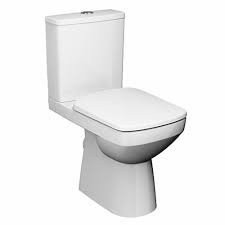 Twyford E100 Square Series Toilet E17866WH white WC seat top fix hinge unit.