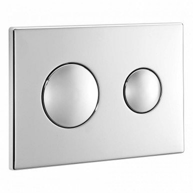 Ideal Standard Conceala 2 Original Chrome dual flush plate S4399AA, Armitage Shanks, chrome finish.
