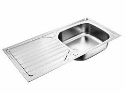 Sandringham Select inset stainless steel single bowl sink with drainer and basket drainer waste Ideal Standard Spares Sandringham  S0745MY