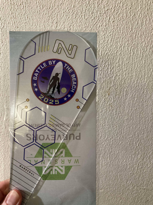 Battle By The Beach Template, large teardrop