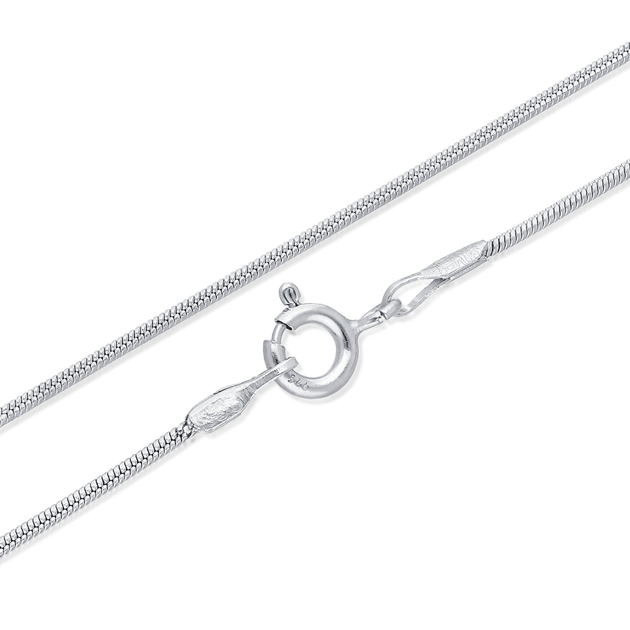 925 Sterling Silver necklace snake chain Snake Chain Necklace 2