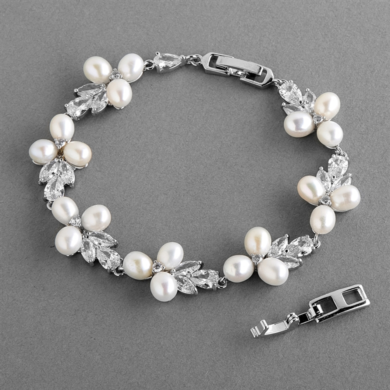 8-8.5mm Black Freshwater Cultured Pearl Stretch Bracelet - Walmart.com