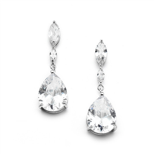 Zirconia Bridal earrings