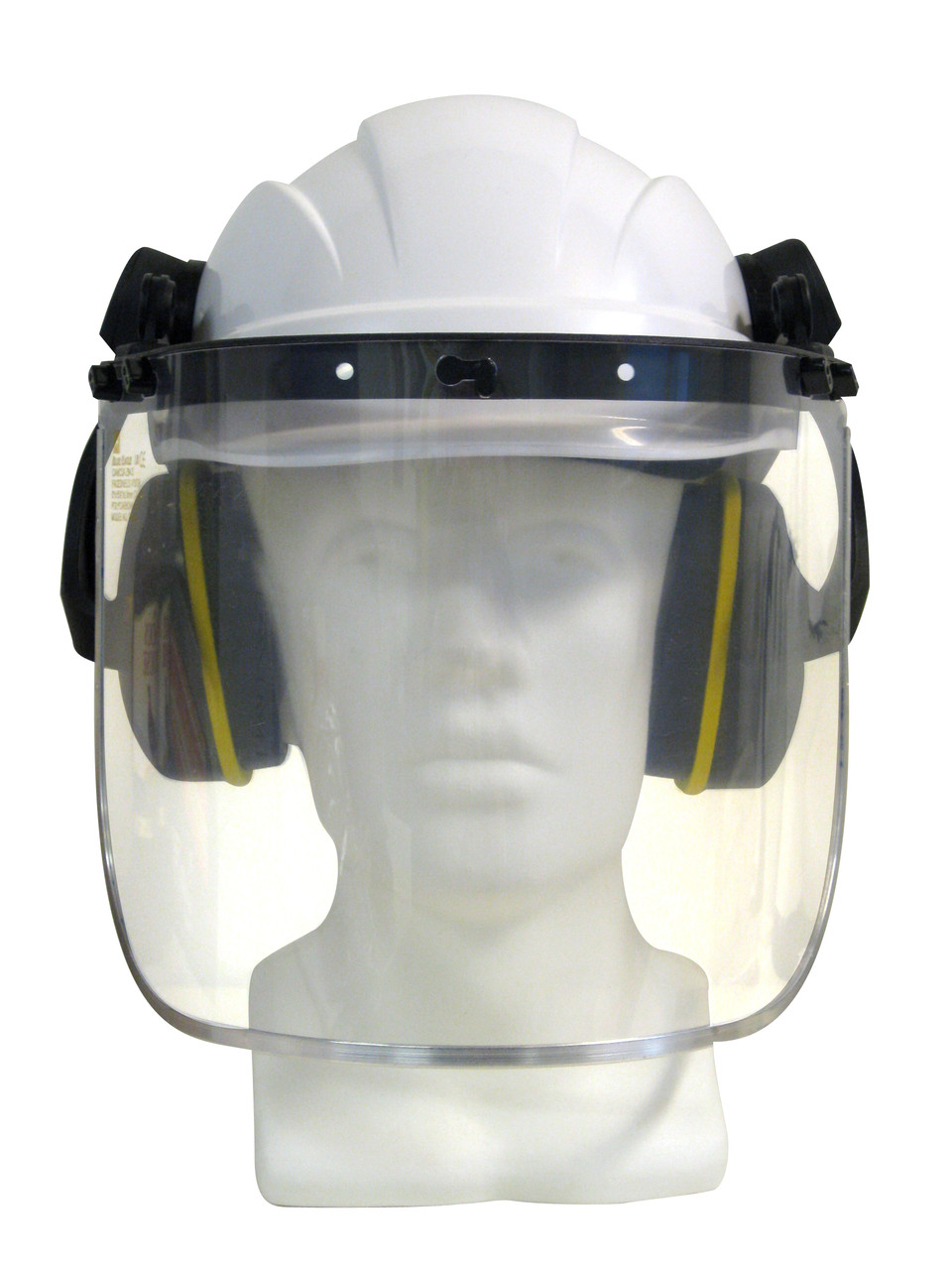 clear visor on helmet