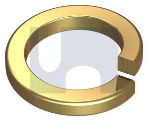 ZINC YELLOW HEAVY SPRING WASHER - Cost Less Bolts