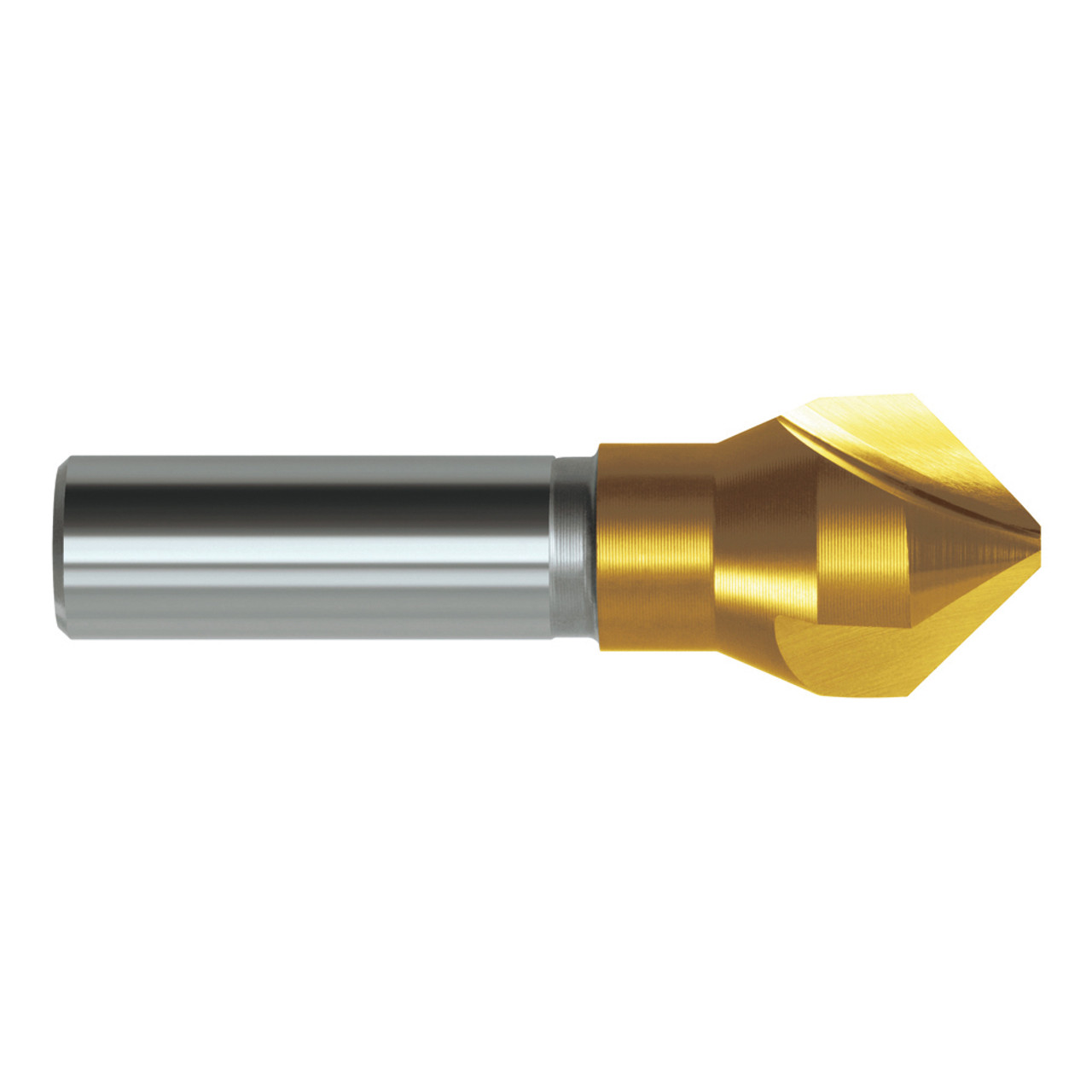 COUNTERSINK THREE FLUTE HSS TiN 90deg