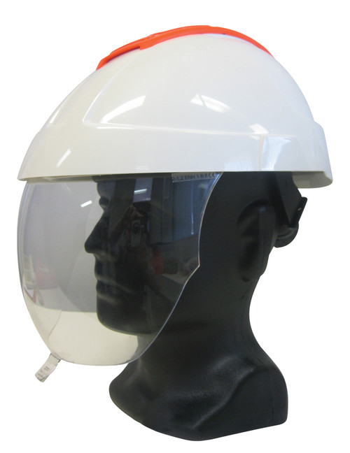 EMAN 4000 HELMET WITH CLEAR VISOR & CHINSTRAP