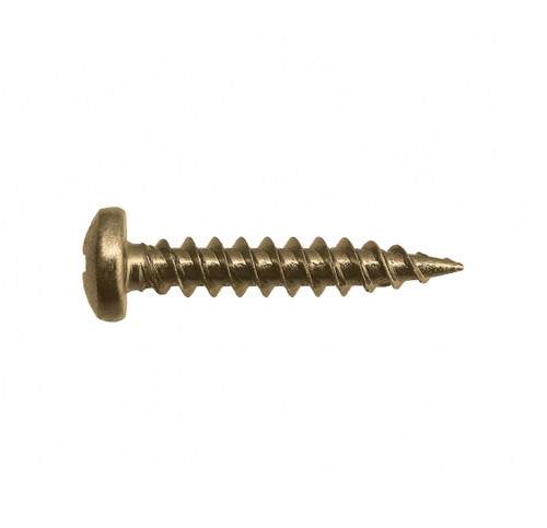 STITCHING SCREW PAN HEAD ZINC YELLOW