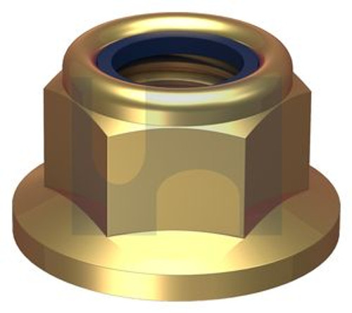 ZINC CLASS 10 FLANGED NYLOC NUT