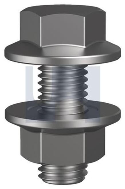 ZINC CLASS 4.6 FLANGED PURLIN BOLT KIT