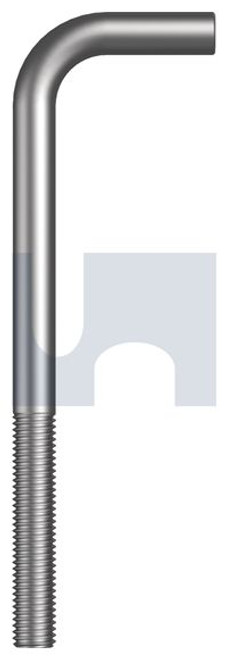 GALVANISED LOW TENSILE GR 2 FOUNDATION L-BOLT