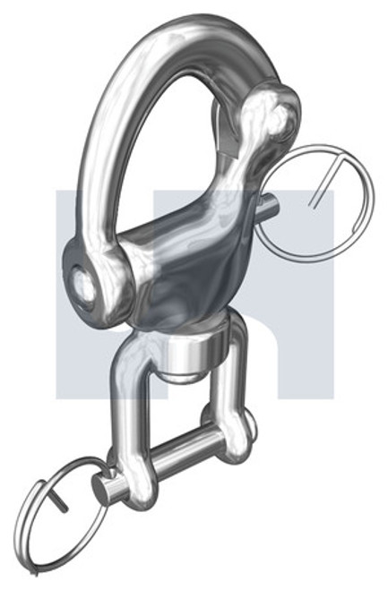 STAINLESS 316 SWIVEL JAW + SNAP SHACKLE