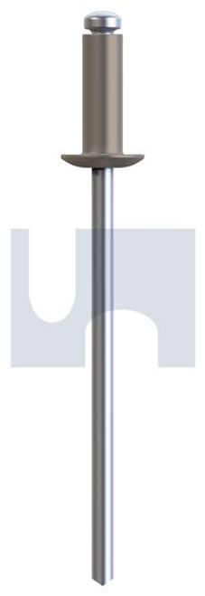 RIVET 5052 ALUM/STEEL GULLY DOME HEAD